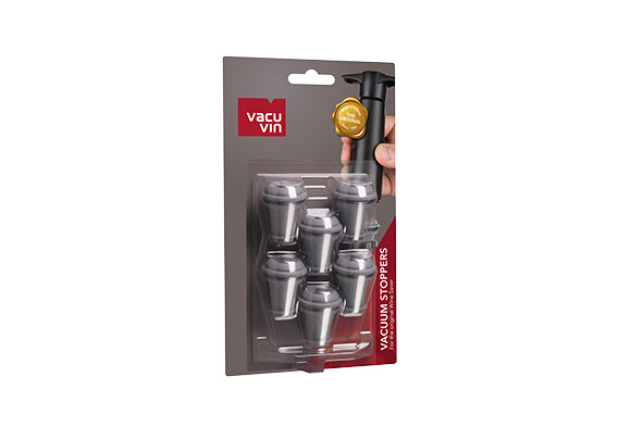 VacuVin Set von 6 Stopfen